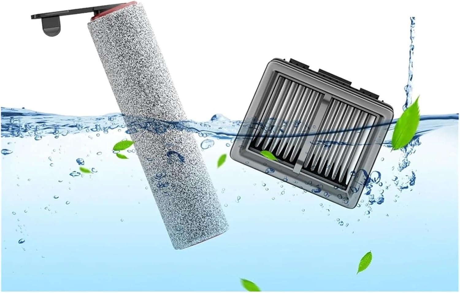 Replacement Vacuum Filters Roller Brushes,Compatible for Dreame，H12 Pro Wet Dry Vacuum Cleaner Filters