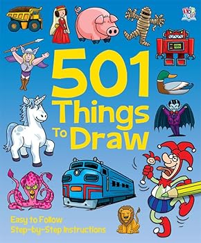 Hardcover 501 Things to Draw Book