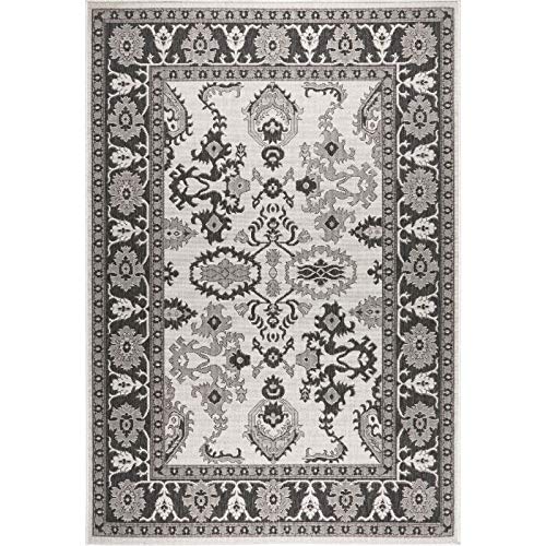 Nicolemillernewyorkpatiocountryayanatransitionalborderindooroutdoorarearuggreyblack311x52  Urban Country Home Decor Nicole miller new york patio country ayana transitional border indooroutdoor area rug greyblack 311×52  urban country home decor