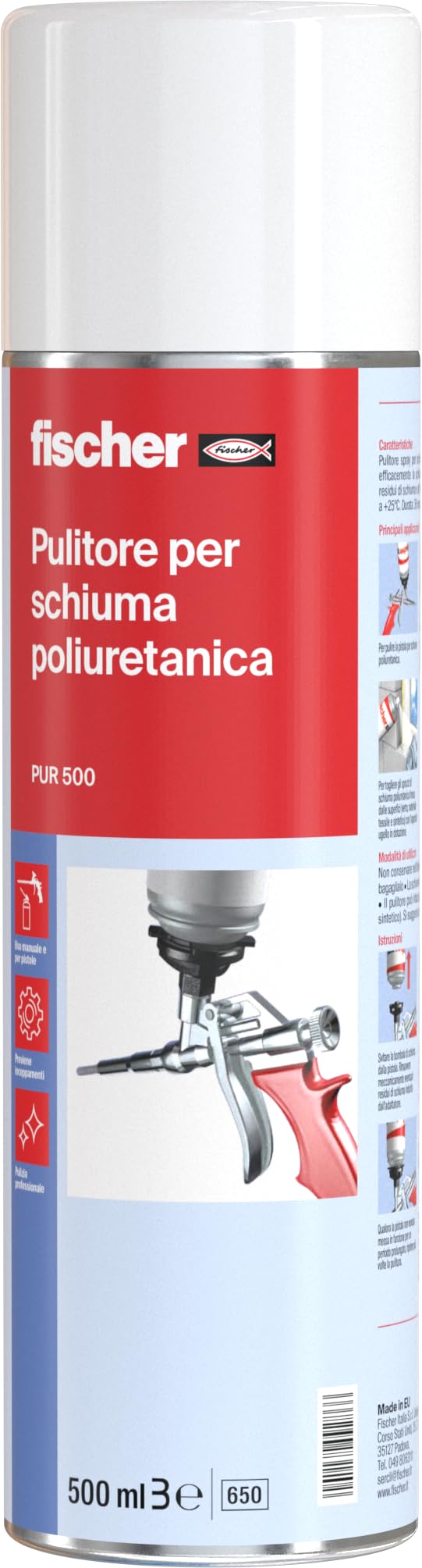 Fischer PU - und Pistolenreiniger PUR 500 - 053085 Fischer PU - und Pistolenreiniger PUR 500 - 053085