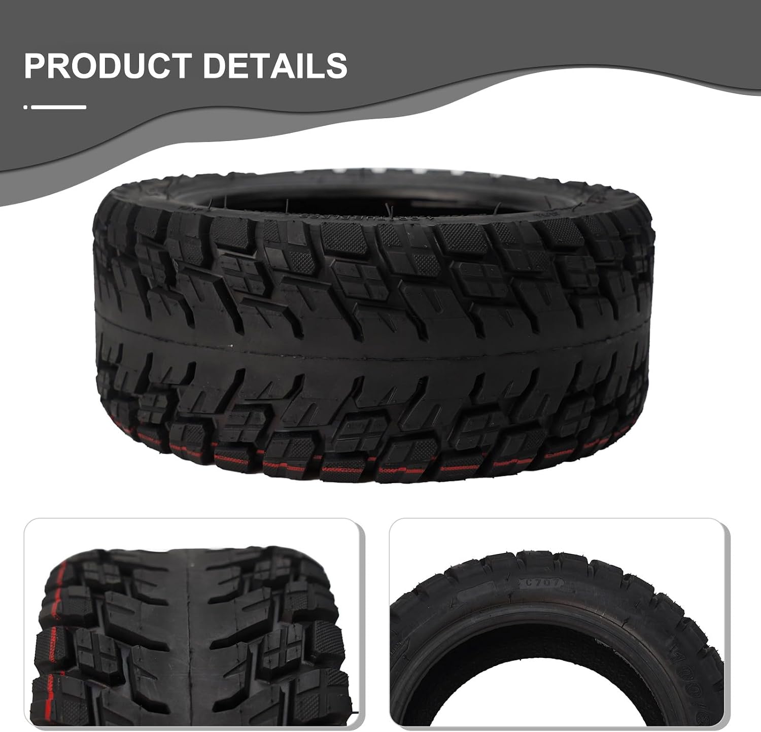 11 Inch Self Repairing Capability Tubeless Tyre Tubeless Electric Scooter Tire 100/65-6.5 Tubeless Tire, Tubeless Tyre For Modified Electric Scooter
