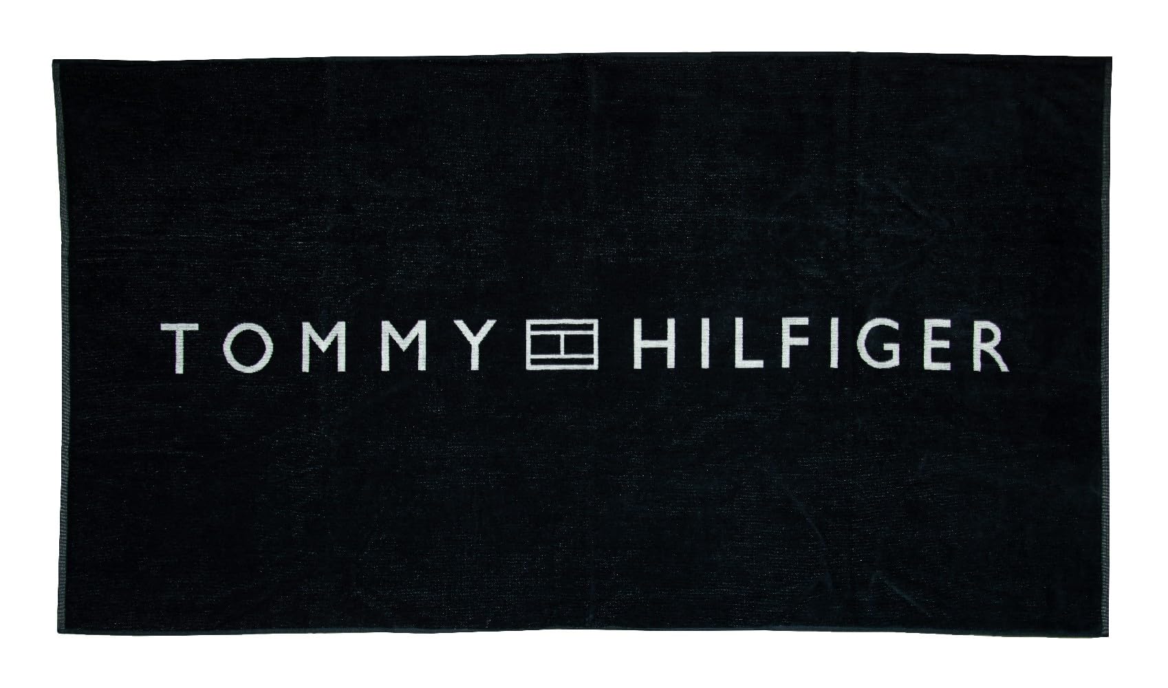 Tommy Hilfiger Toalla de Playa SPA Piscina Esponja de algodón con Estampado cm.180x100 (Aprox.) Artículo XA0XA00009, DW5 Desert Sky, Unica - One Size