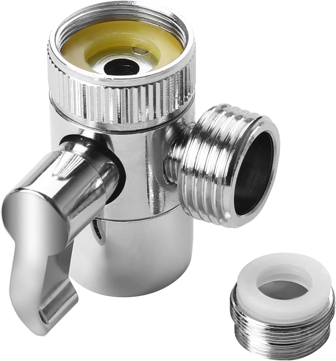 3 Way Tap Diverter Shower Diverter Valve Brass Kitchen Sink Faucet