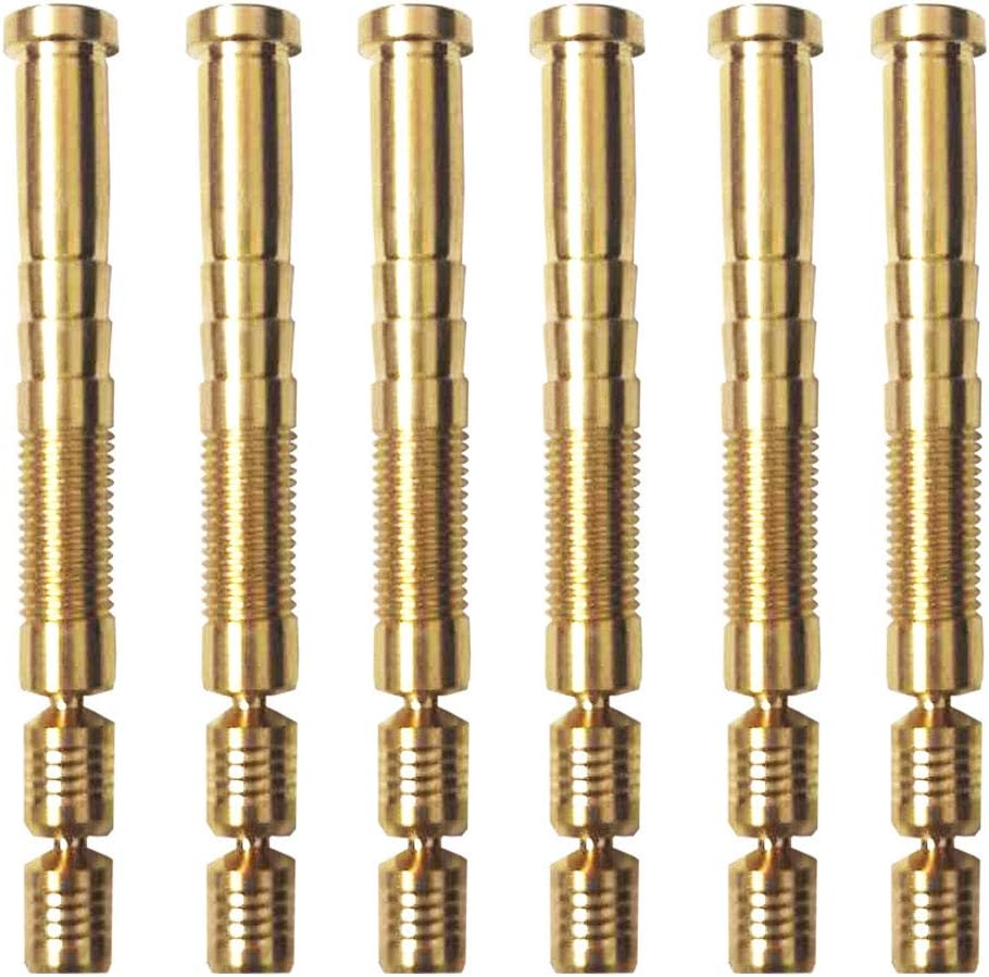Field Points Bolt Carbon Arrow Aluminum Brass Inserts with Surface Indentation Inserts Inner Diameter .244 Arrow insents Shaft for Archery Accessories