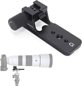 iShoot Replacement Lens Foot IS-THS260 for Sony FE 200-600mm f/5.6-6.3 G OSS Super Telephoto Zoom E-Mount Lens SEL200600G - Arca-Swiss Style - Built-in 105mm Length Quick Release Plate