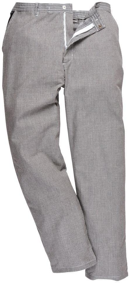 Portwest S068 Harrow Pié De Poule Unisex Chef Trousers - Adult (Pack of 1)