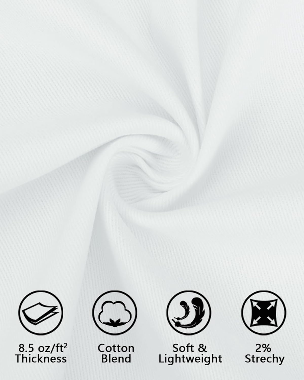 Fuinloth Women's Faux Denim Shorts, Elastic Wasit Mid Rise Loose Fit with 2 Front Pockets, Stretchy Jeans Short Pants - Image 5