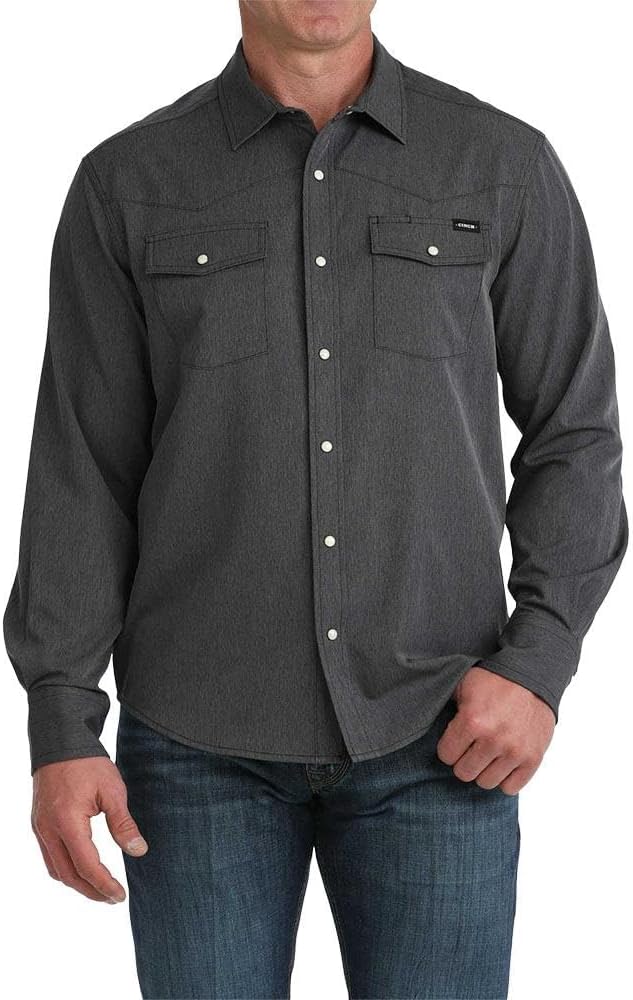 Cinch Men's Camp Black Snap Shirt