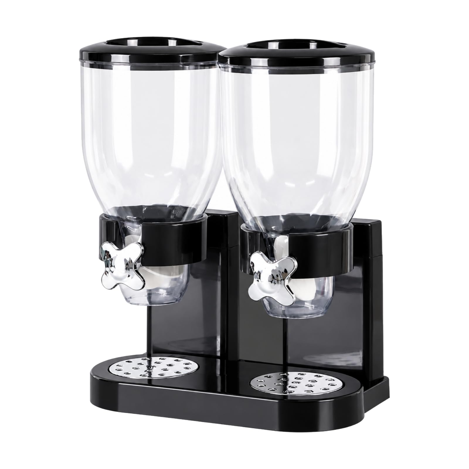 Alimentos con Compartimentos Compacto Granos con Controles Individuales Fácil Usar para sayuno, Negro, 4L