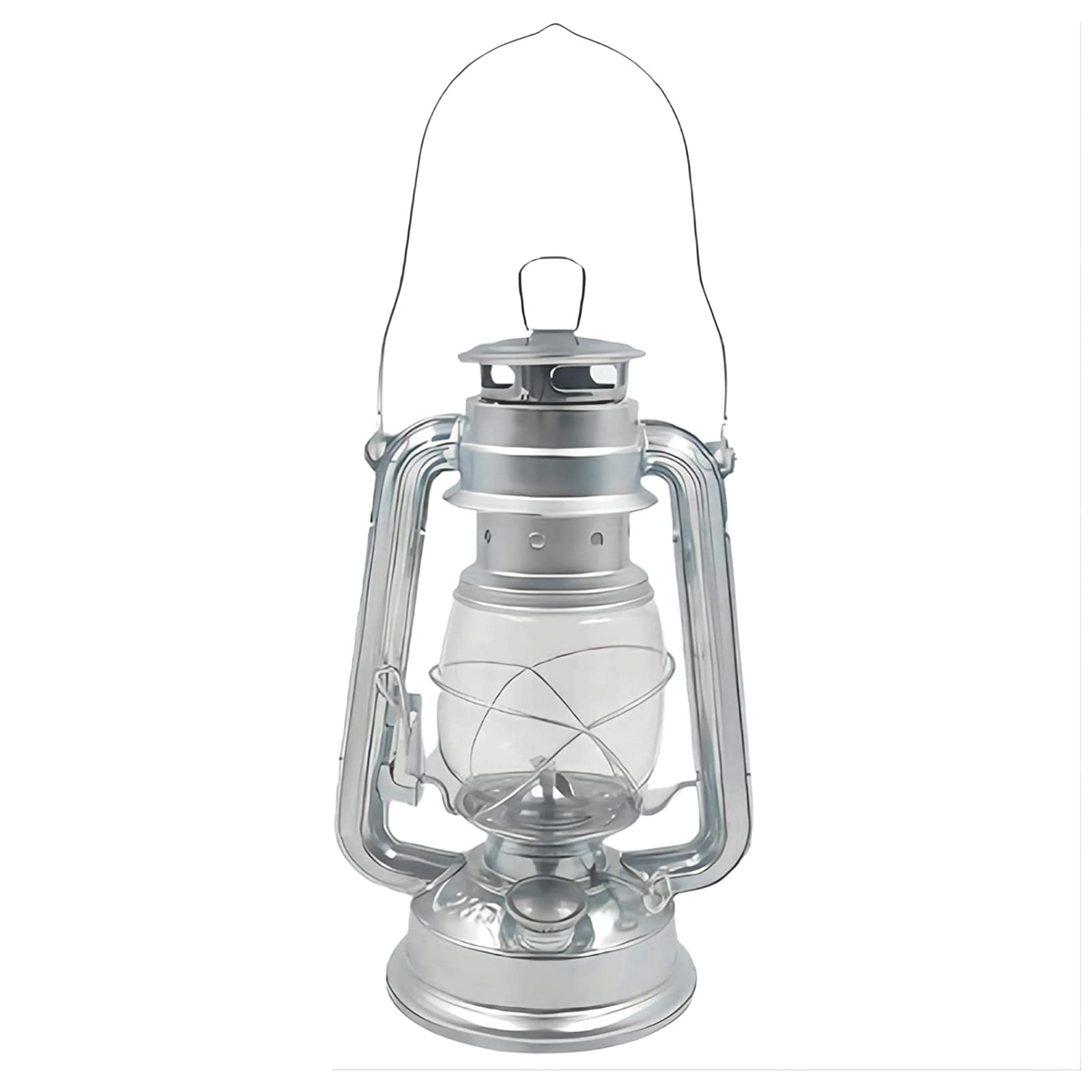 Vhkjewe One Color 24Cm Hanging Hurricane Burning Lantern W/Wick For Camping Hiking Backpacking Emergency