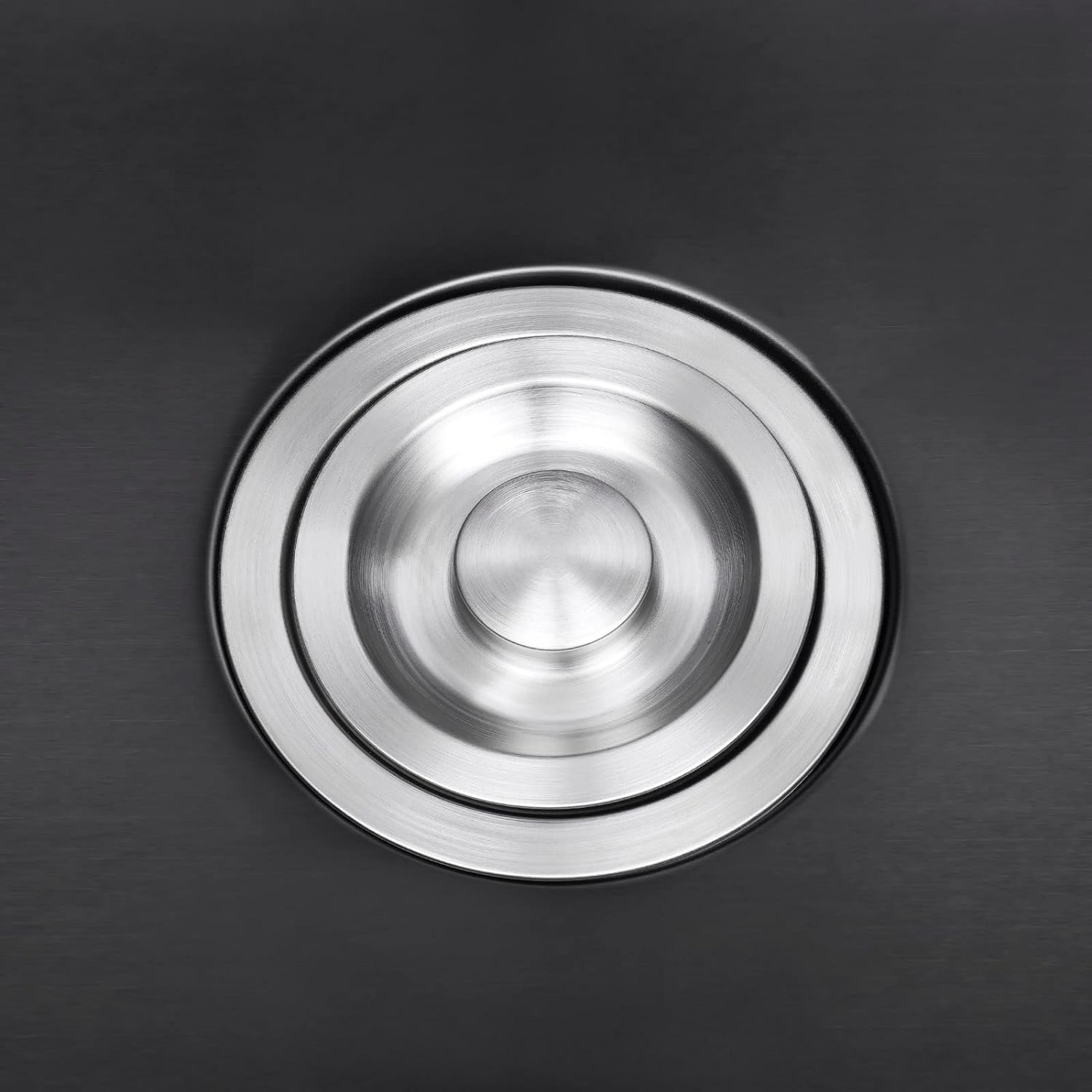 Spüle, Spülbecken Edelstahl mit Armatur Schwarz, Einbauspüle Küchenspüle Granitspüle für 45 cm Unterschrank, mit Küchenarmatur 360° Drehbar, Seifenspender, Über und Ablaufgarnitur