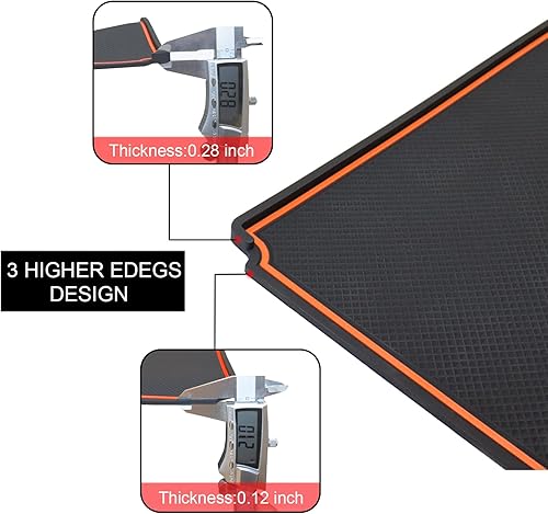 Miniatura 6 de SENSHINE Tapete para cubierta de salpicadero para Subaru Forester 2019-2023 2024 Subaru Crosstrek Impreza 2018-2023, inserto interior antipolvo