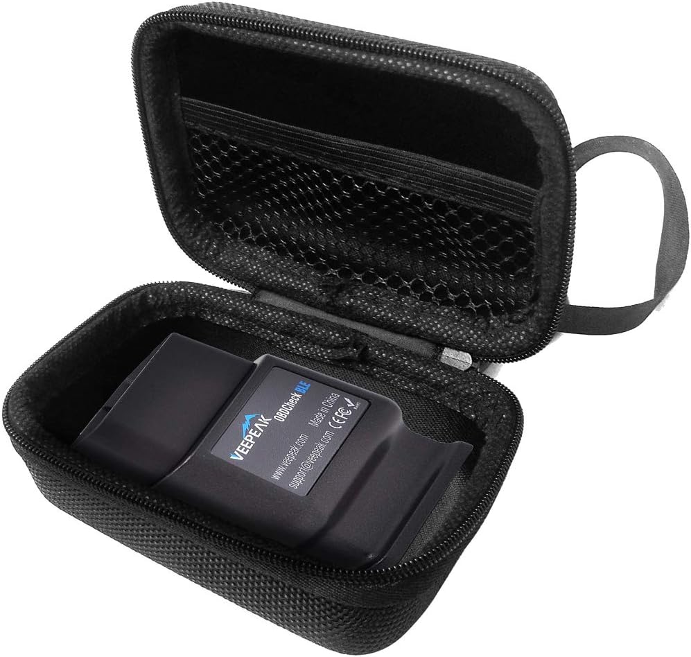 Hard Case Compatible for Veepeak OBDCheck BLE OBD2 Bluetooth Scanner Auto OBD II Diagnostic Scan Tool