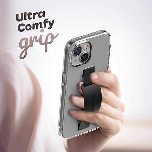 Miniatura 6 de ENCASED Funda con lazo para dedos, diseñada para iPhone 15 Plus (2023), funda de agarre con correa de mano con soporte de silicona suave al tacto