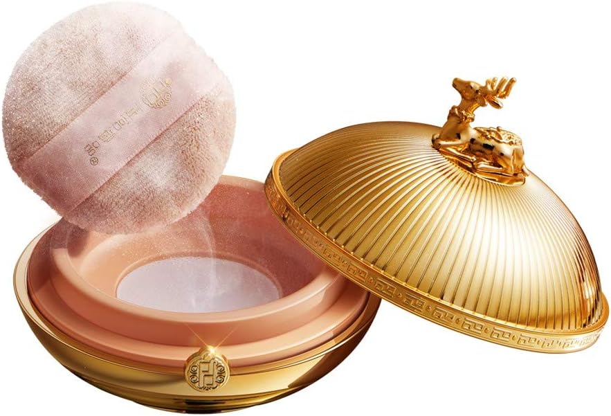 ZEESEA [Palace Identity] Reindeer Loose Powder, Long-lasting Waterproof and Sweat-proof Makeup Setting Powder