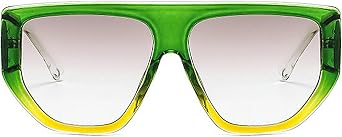 COTIA Square Oversized Sunglasses for Men Women Classic Retro Fashion Wide Legs Sun Glasses Eyewear