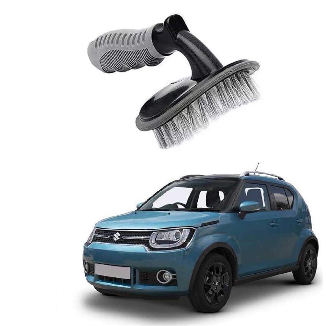 strong car tire and rim cleaning brush suitable for maruti suzuki nexa ignis type-1