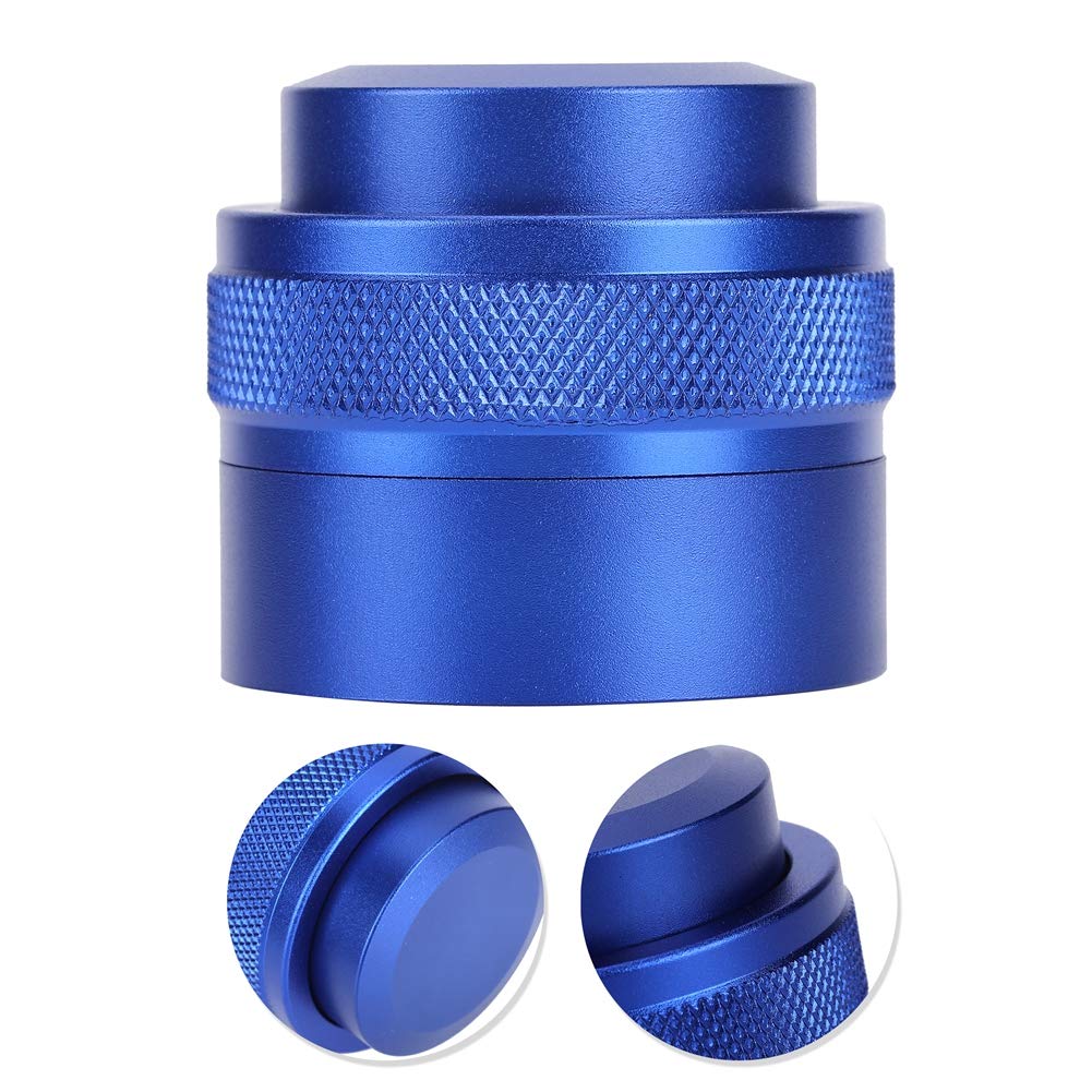 Kaffeeverteiler, Langlebiger Kaffeestampfer, für Zuhause, Kaffeezubehör für Büro, Café (BLUE)