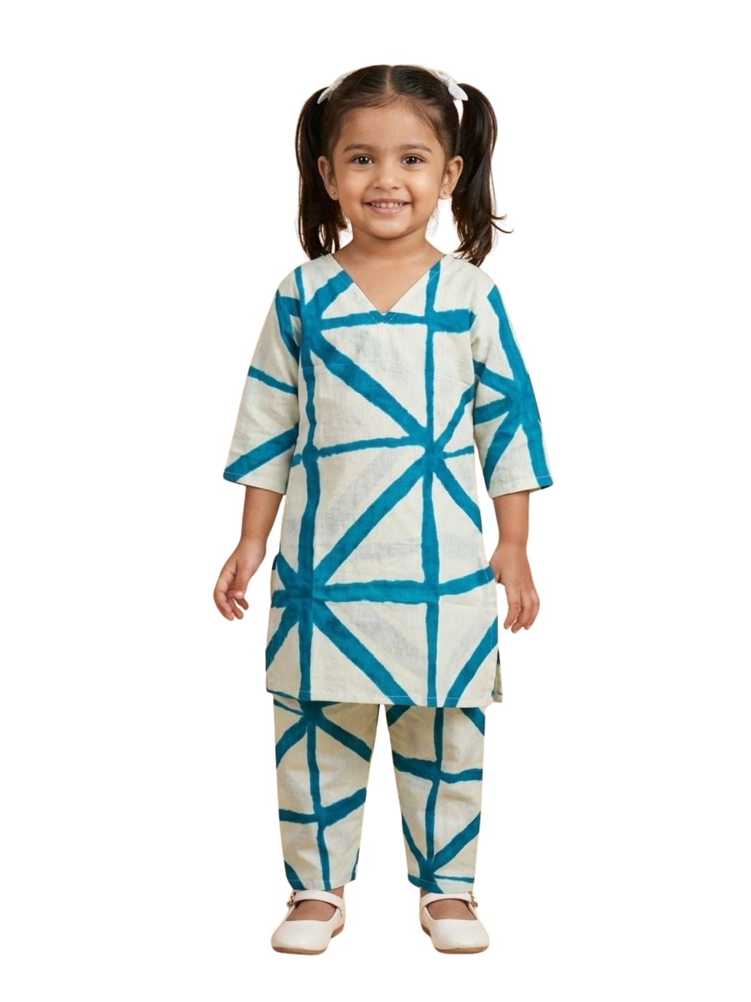Girls Kurta Pajama Set | Printed Cotton Ethnic Wear | Stylish Kurta Pyjama Set For Baby/Kids Girls | Soft And Comfortable Wear-image-26