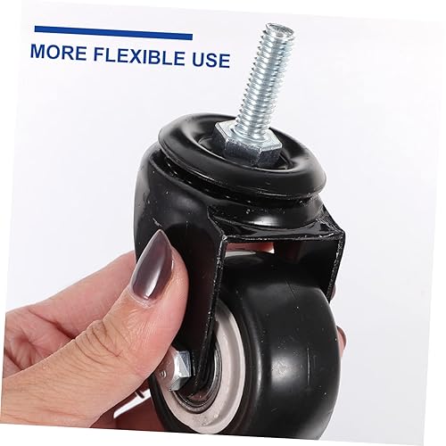 Miniatura 4 de Ruedas giratorias resistentes de la rueda de la estantería del alambre industrial para las unidades de almacenamiento de la oficina