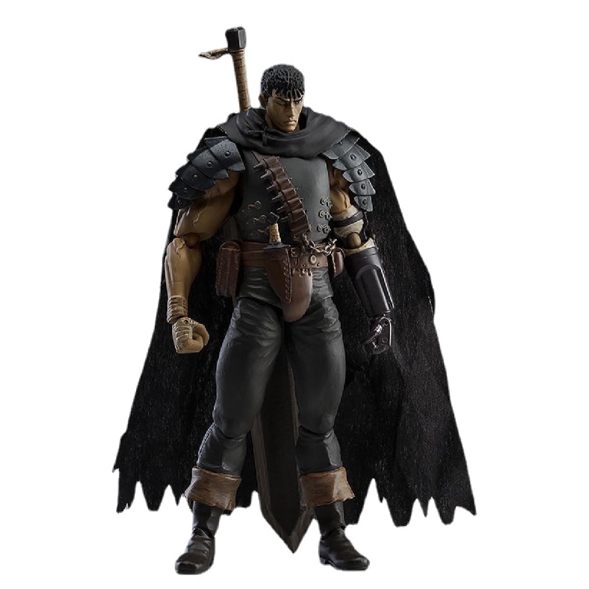 REOZIGN Berserker Figures, Guts Statue 16 cm/6.3 inches, Black Swordsman Guts PVC Character Figure Action Figures Model Collection Gift for Anime Fans
