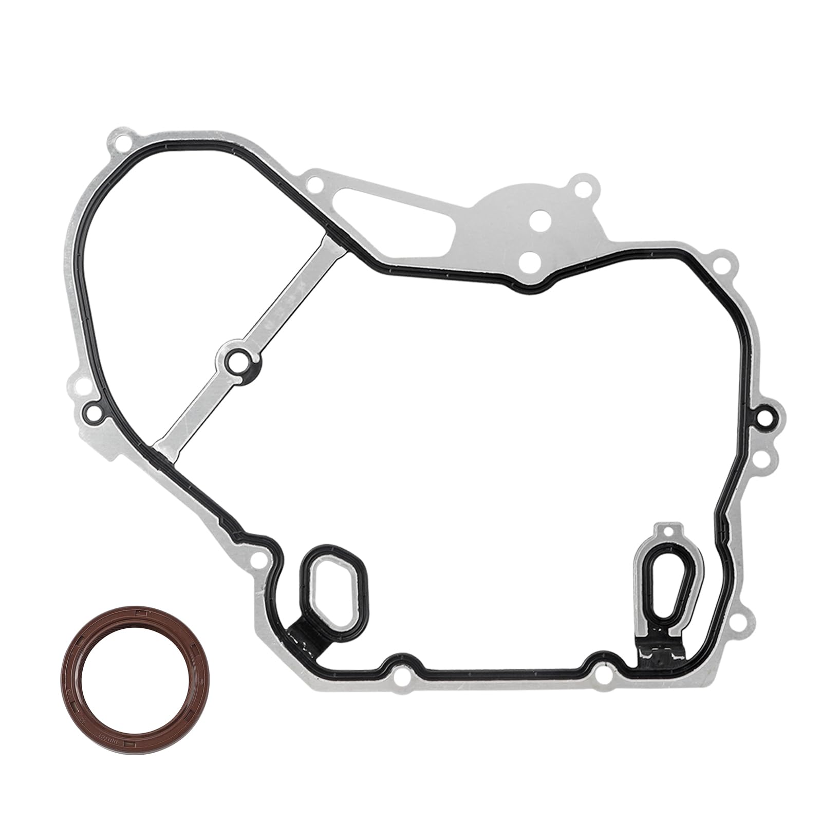 Timing Cover Gasket Set, Timing Chain Gasket Compatible with Chevy GMC Buick Vehicle Cobalt, Equinox, HHR, Malibu, Terrain, Regal 2002-2016 2.0L 2.2L 2.4L Replace# TCS46079 24435052 12637040