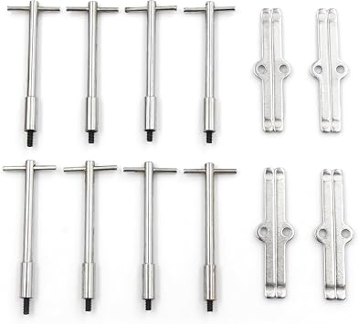 T-Bar Valve Cover Bolts Hold Down Kit Compatible with Chevy SB SBC 265 283 302 305 307 327 350 400 Engine Tall Valve Cover T-Bar Set