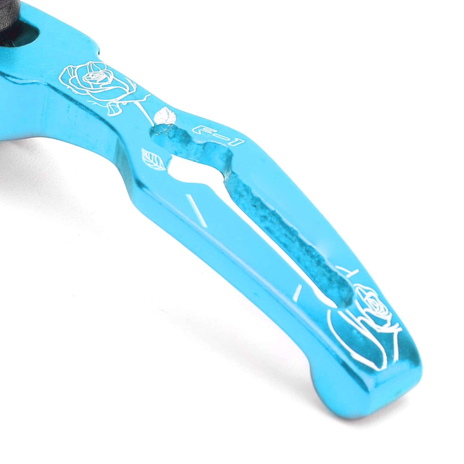 Ailgely Bicycle Seat Clamp Quick Release Aluminum Alloy, Stable and Lightweight, Easy to Install, Suitable for Mountain and Road Bikes, with 4 Color Options, for Smooth Cycling (Blue)