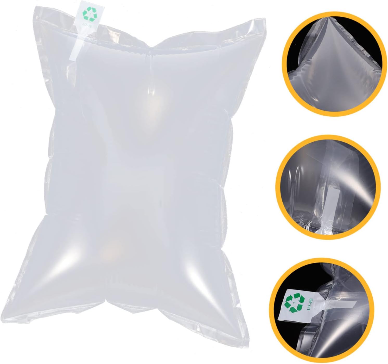 100pcs Bubble Mailer Air Cushion Packing Bags Inflatable Protective Shipping Fillers for Safe Transport Space-saving Design and Recyclable