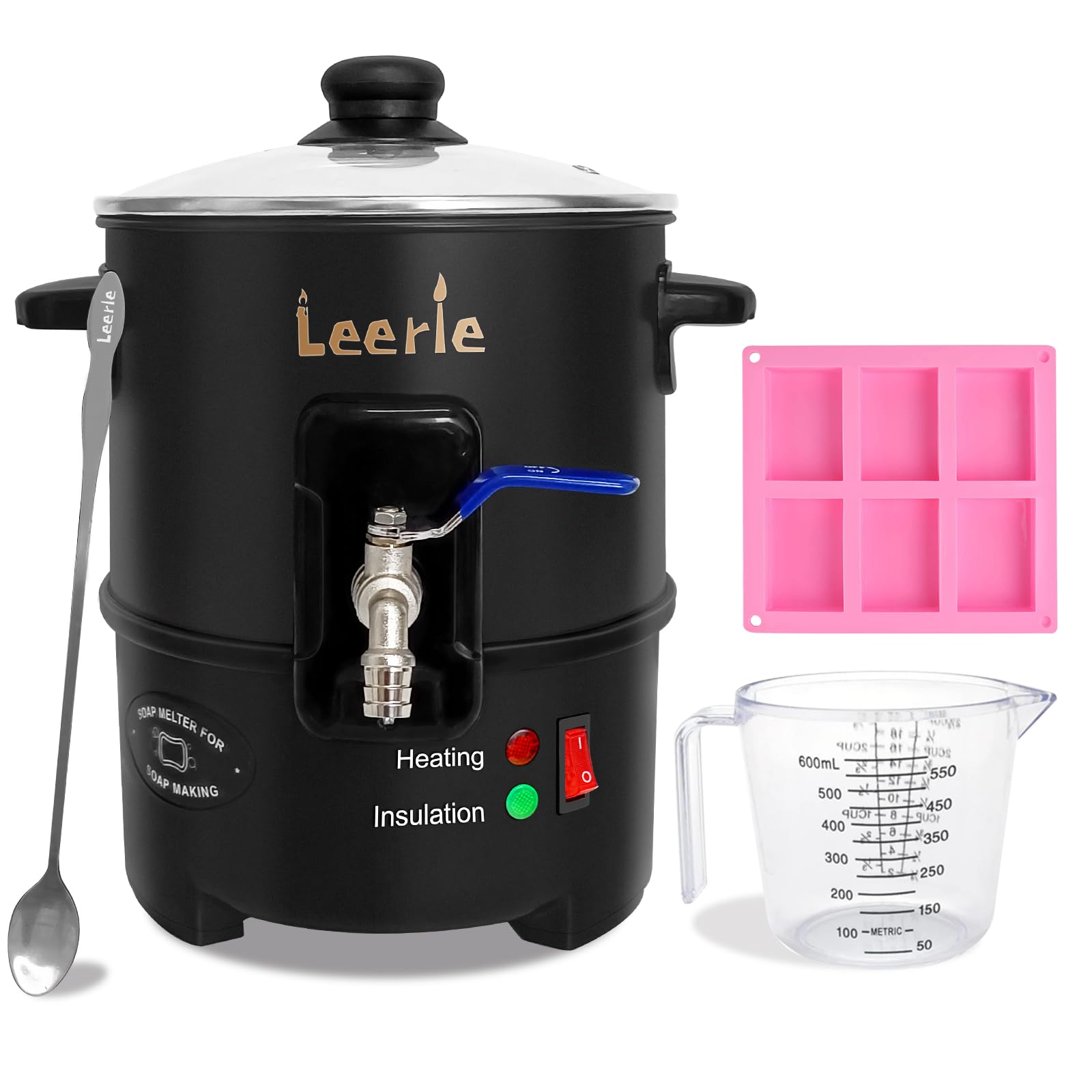 Amazon.com: Leerie S4 Soap Melter, 8Lbs Soap Base Melting Pot with