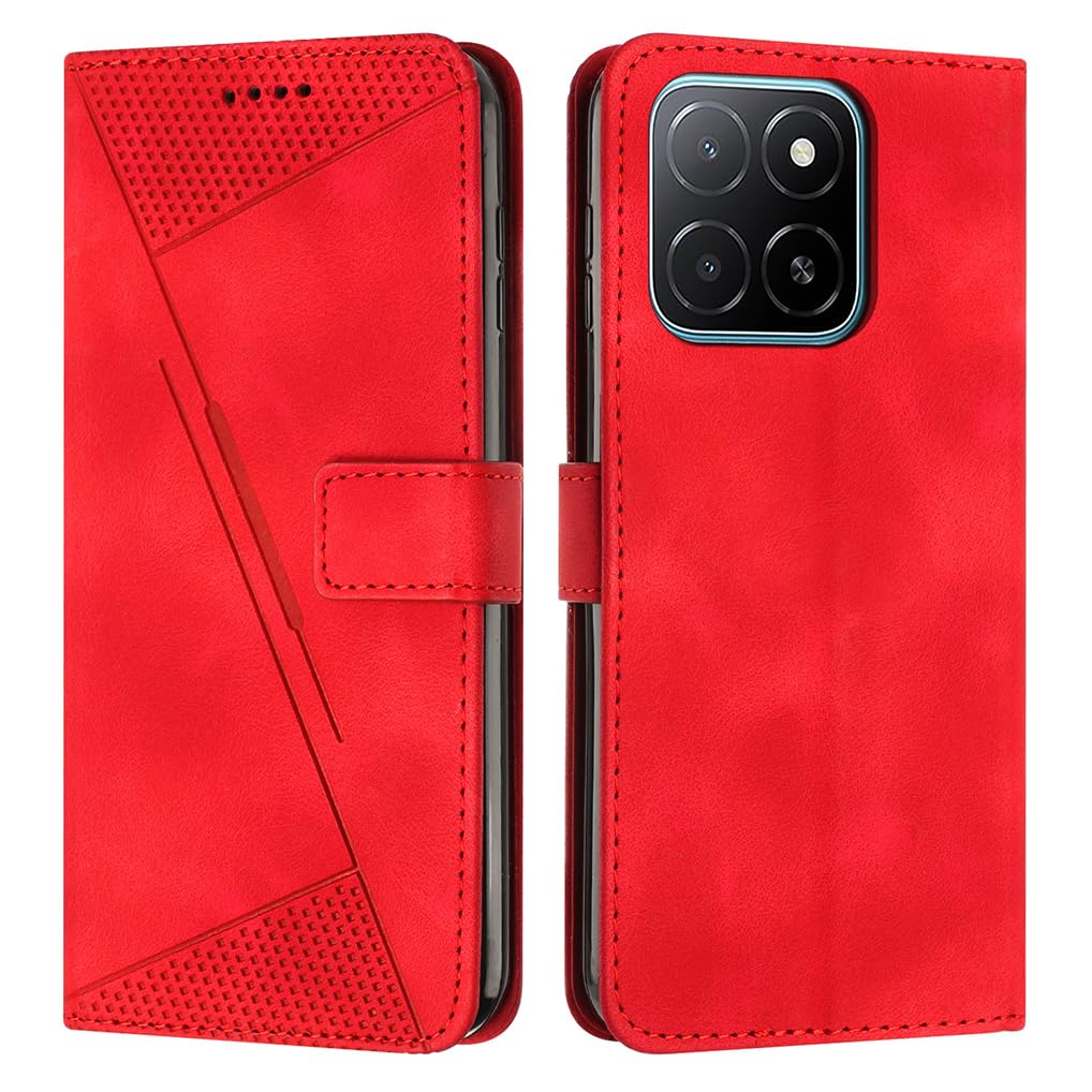 Custodia WBWONE Con Goffratura Farfalla Per Huawei Honor X6b - Cover Libro In Pelle PU Magnetica Con Portafoglio E Supporto, Viola Chiaro