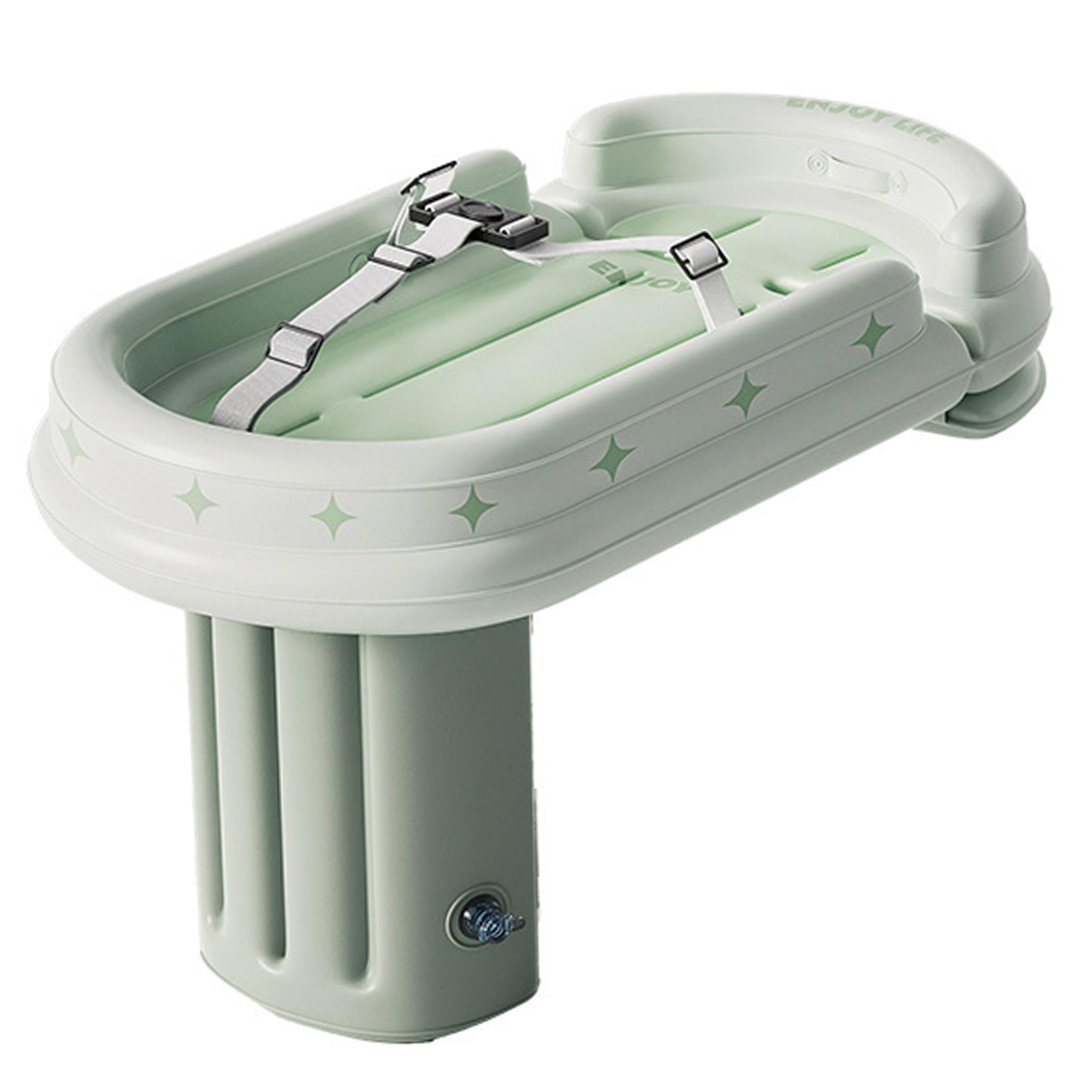 Cama de avión para niños con altura ajustable barandillas y cinturón 1