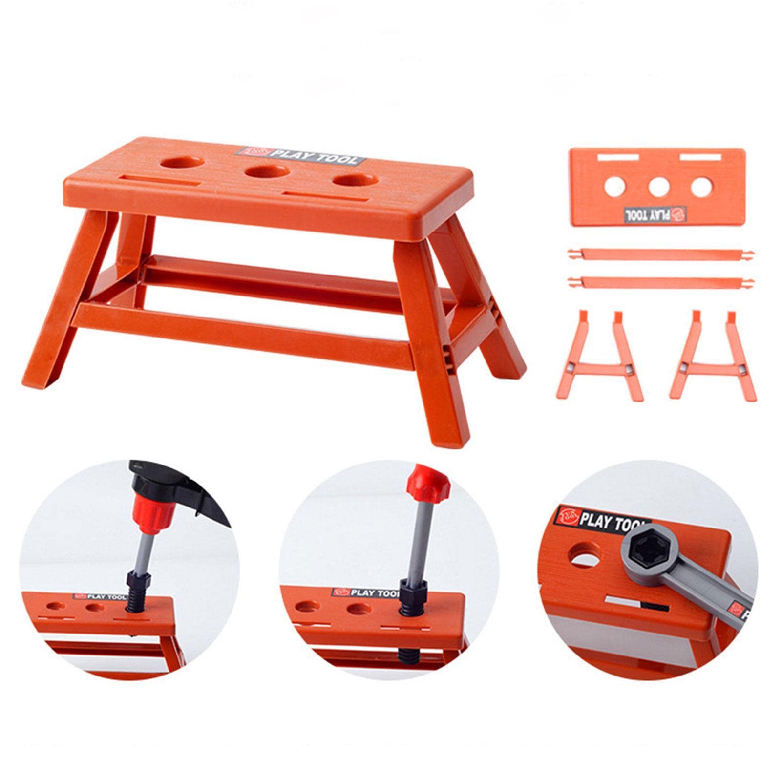 Amazon.co.jp: 大工さん おままごと 工具セット 工具おもちゃ ごっこ