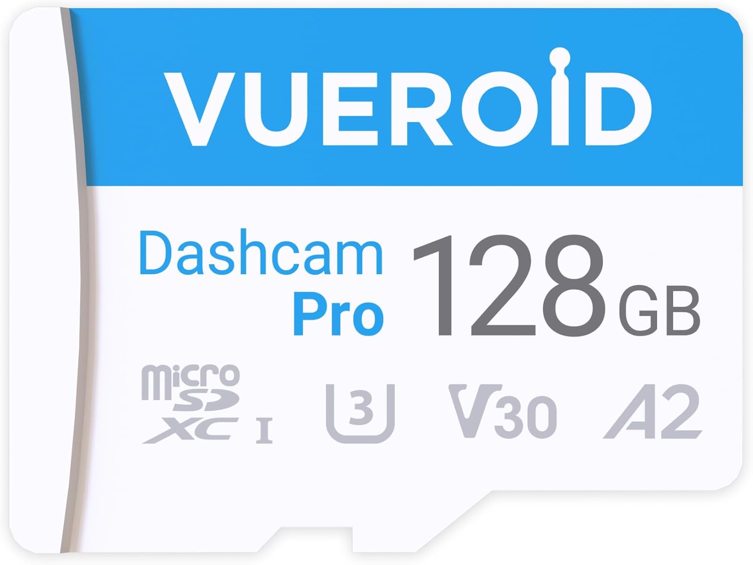 128GB Dashcam Pro microSD Card with Reader Adapter, C10, V30, UHS-I, Class 10, A2, High Speed Memory Card for 4K UHD Video, Read Speed up to 100 MB/s microsdxc