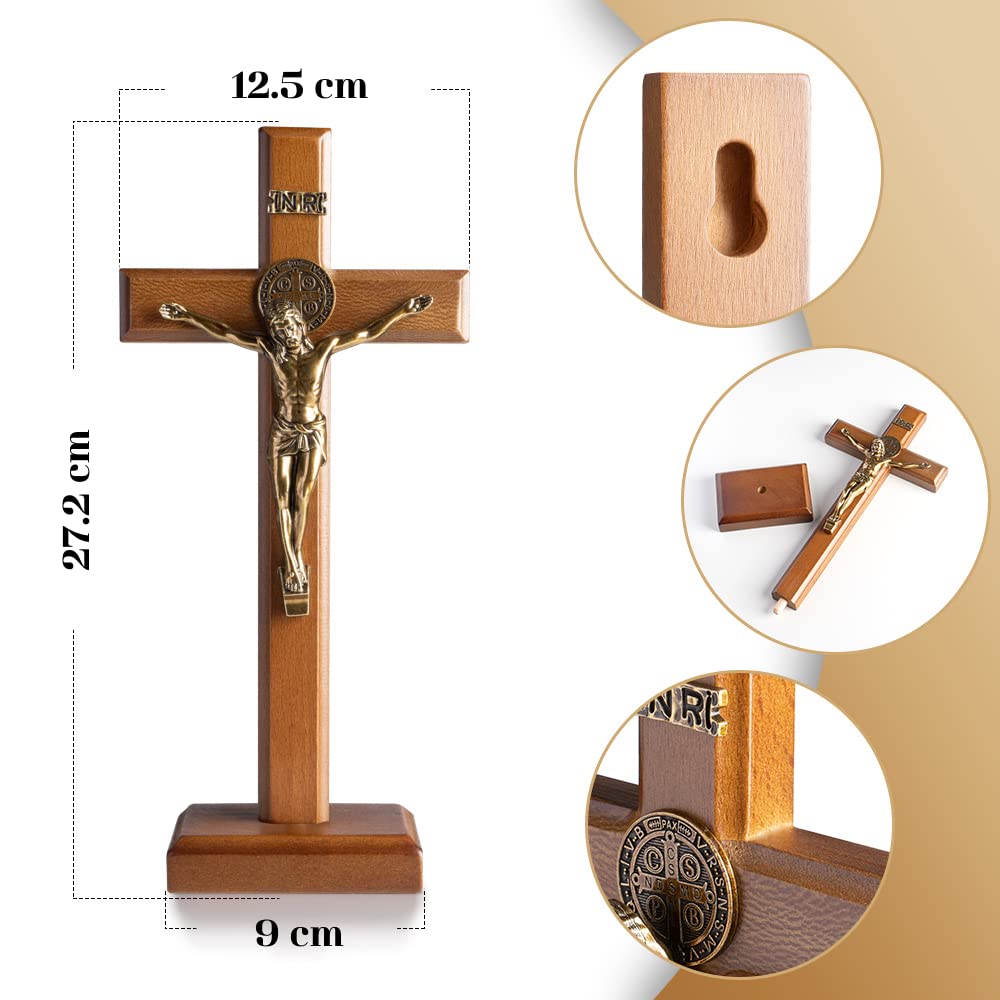Amazon.co.jp: KUXBET 十字架 十字架 カトリック 木製 イエスキリスト