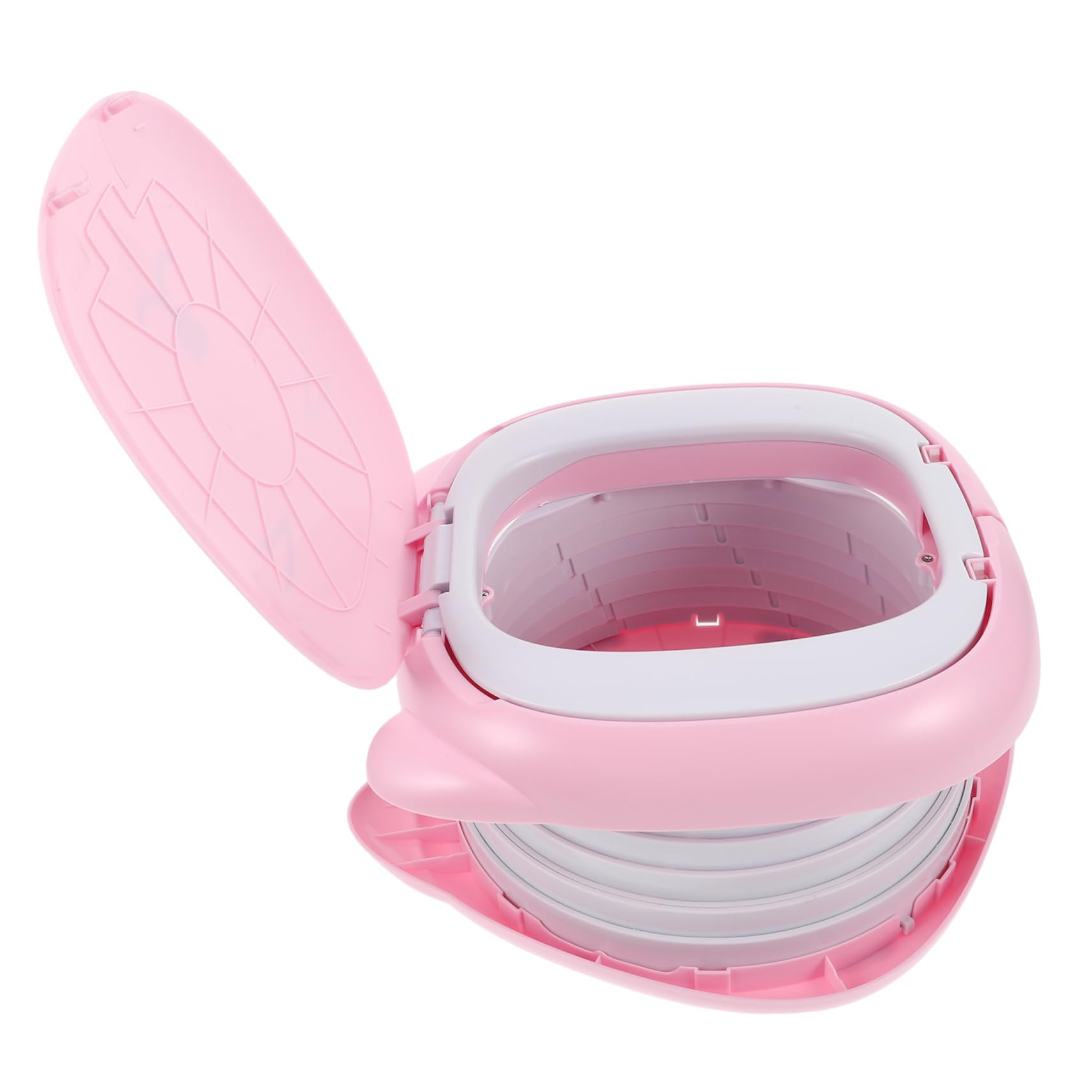 HAPINARY Foldable Boys and Girls Potty Training Seat Portable Camping Toilet Travel Potty Seat Toddler Potty Character Hook