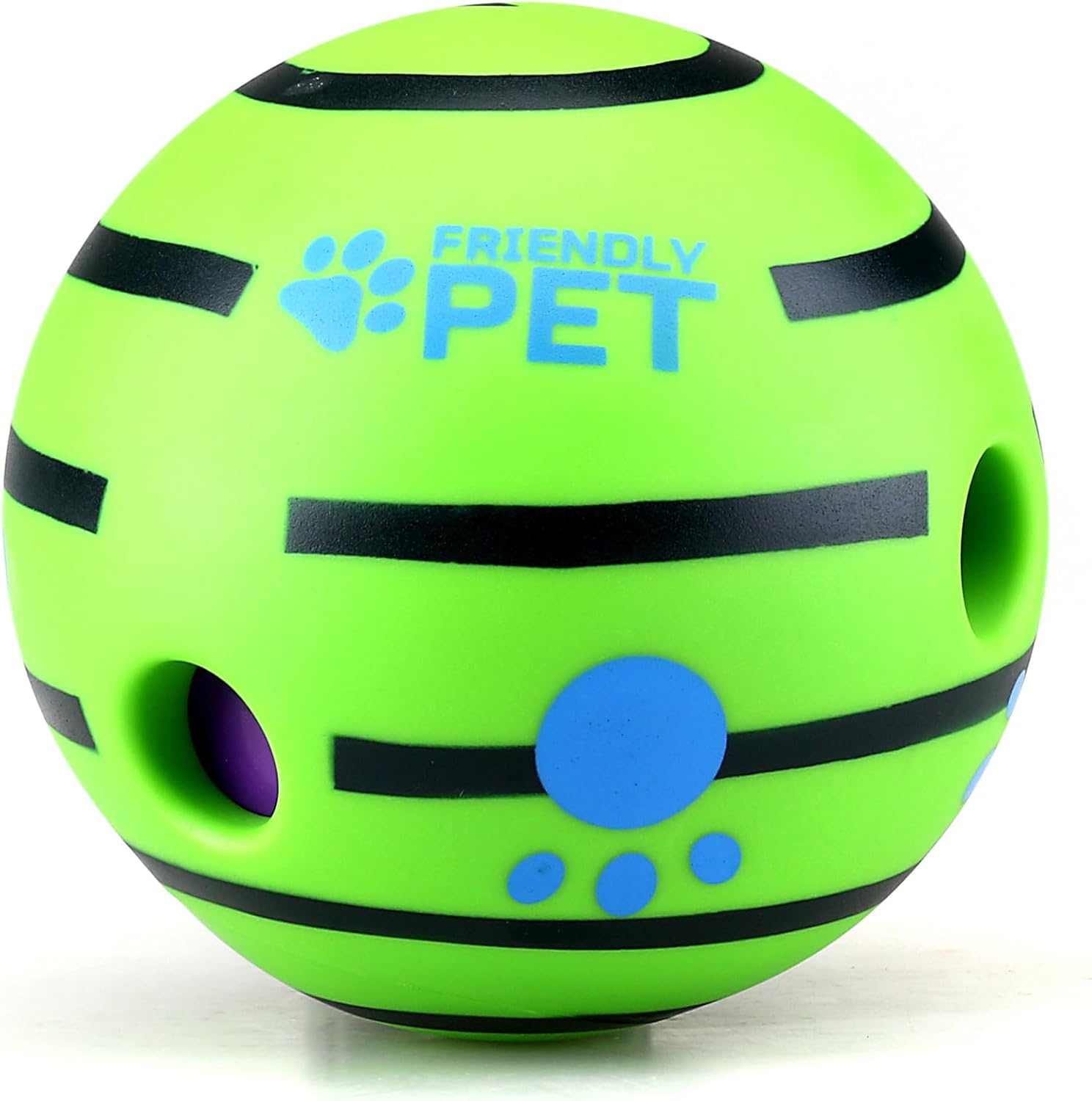 Wobble Giggle Ball, Interactive Dog Toy, Fun Giggle Sounds When Rolled or Shaken