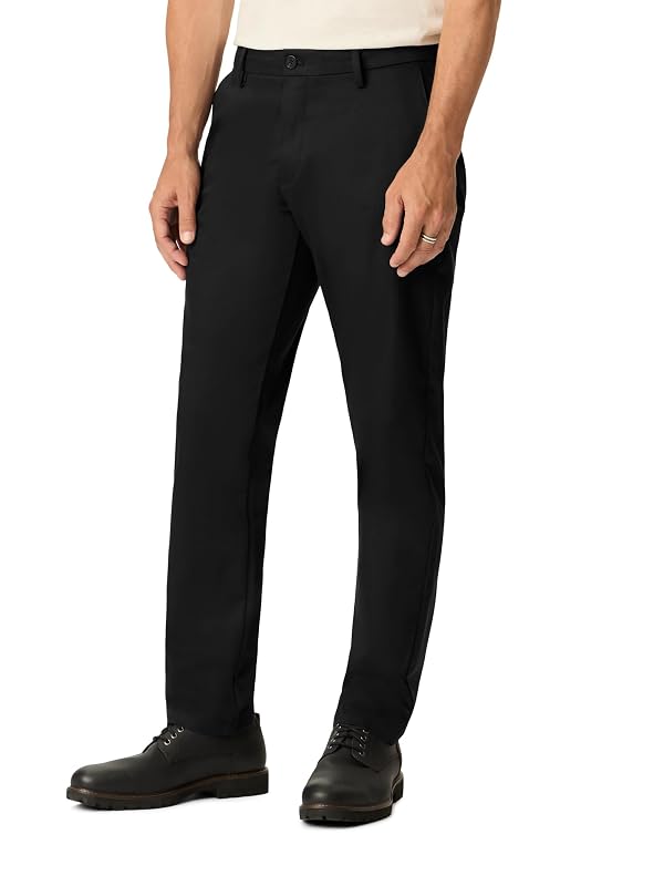 DOCKERS® Men's Athletic Fit Signature Khaki Lux Cotton Stretch Pants, Black, 36W x 34L by DOCKERS - Used condition - Image 6