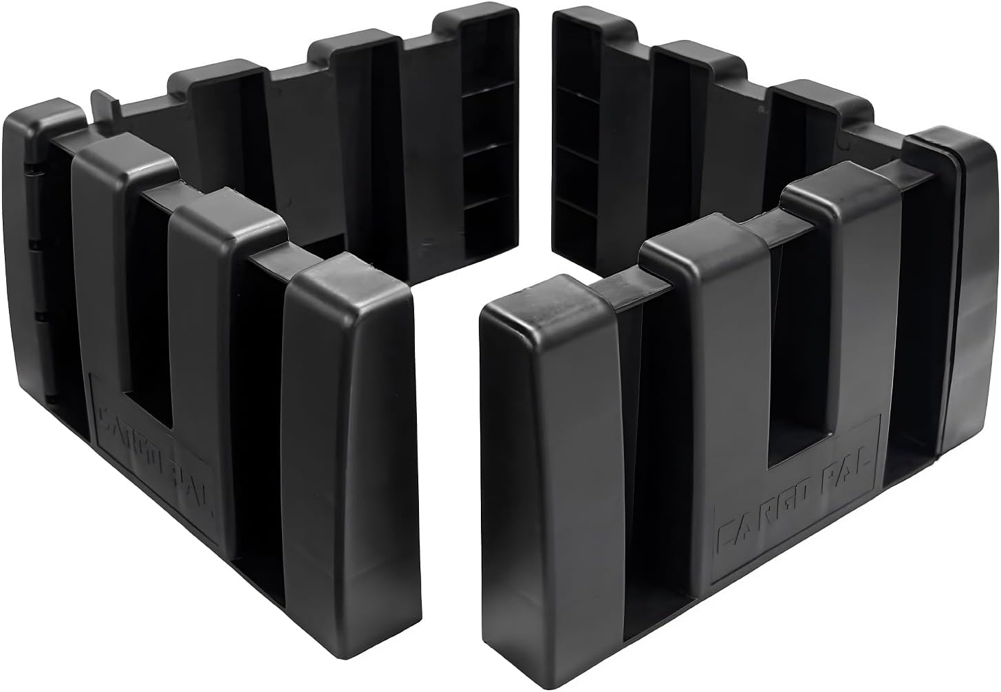 DXNQ 8PCS Multipurpose Cargo Organizer Blocks, Plastic Cargo Storage Organizer Blocks for Wool Carpet Trunk, Grocery Trunk Divider Cargo Containment System for Car SUV Van Trunk