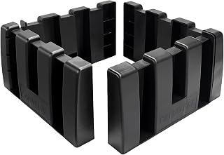 4PCS Multipurpose Cargo Organizer Blocks, Plastic Cargo Storage Organizer Blocks for Wool Carpet Trunk, Grocery Trunk Divider Cargo Containment System for Car SUV Van Trunk