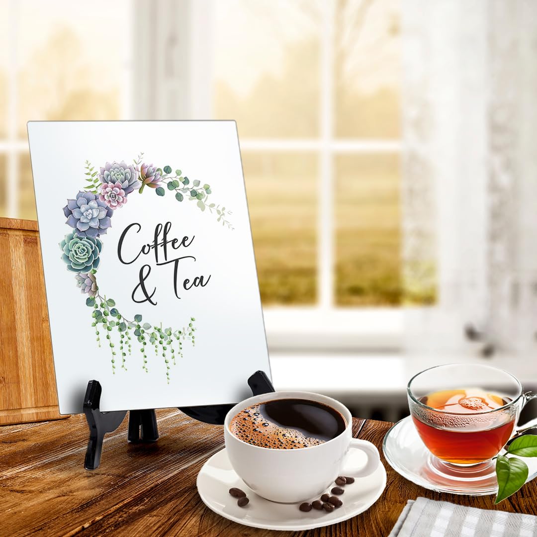 Amazon.com: Signs ByLITA Coffee and Tea Table Sign with Easel