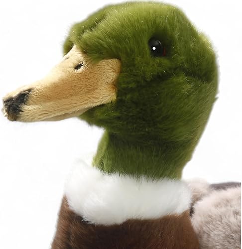 Miniatura 5 de Pato Mallard 8.5 pulgadas, 8.7 in, juguete de peluche, juguete suave, animal de peluche 3336