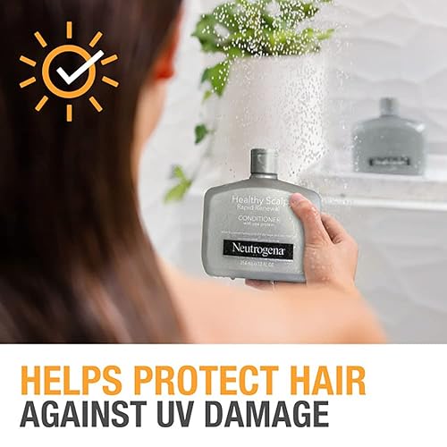Miniatura 5 de Neutrogena Acondicionador de renovación rápida de cuero cabelludo saludable con proteína de guisante y protección contra daños UV para un cabello