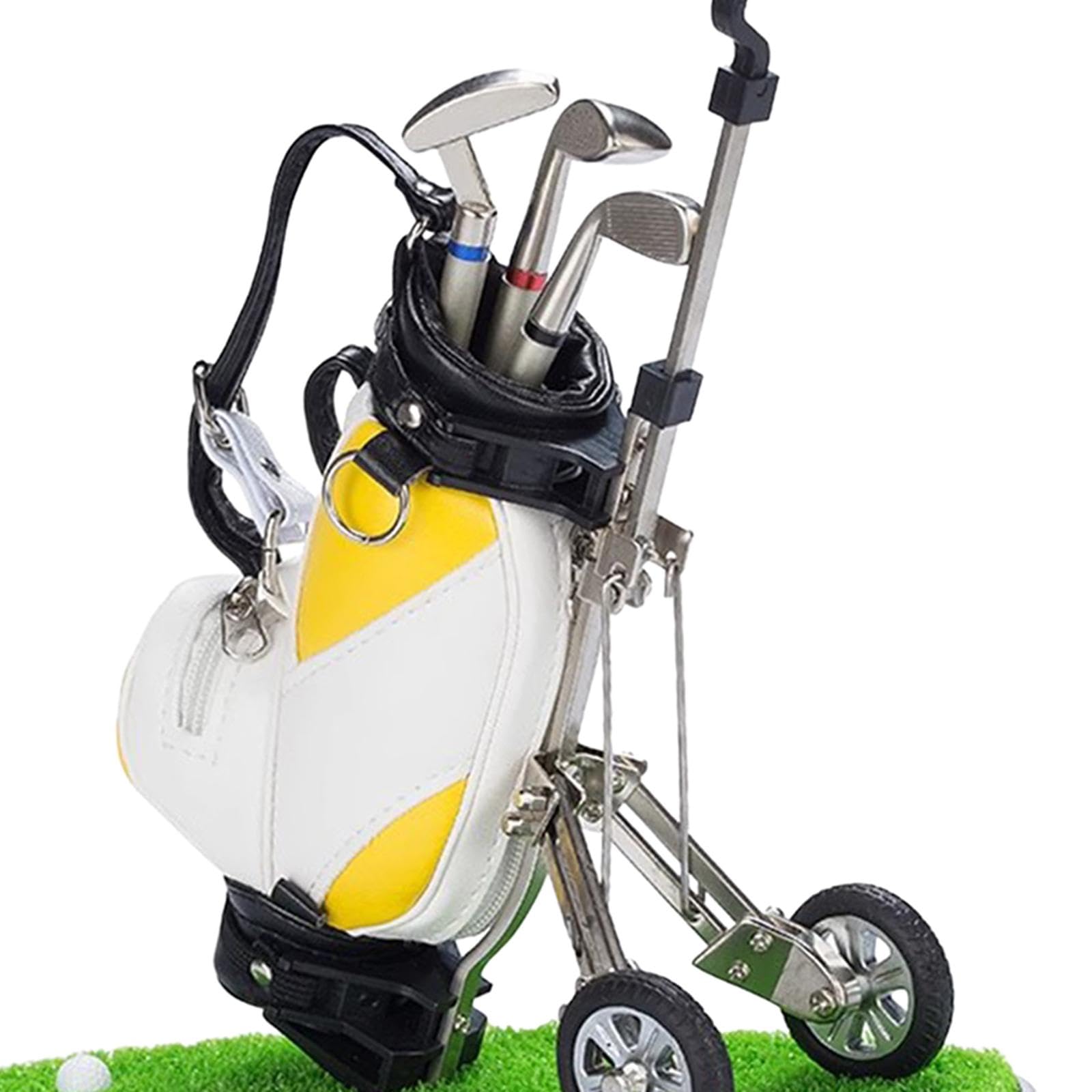 Porte-Stylo Miniature en Cuir Synthétique, Idéal pour Un Sac de Golf Ou Une de Golf. Cadeau Décoratif pour Homme.