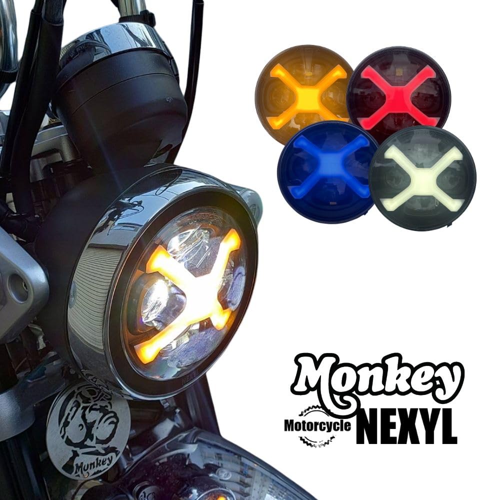 Amazon | Motorcycle NEXYL ホンダモンキー125用LEDヘッドライト X