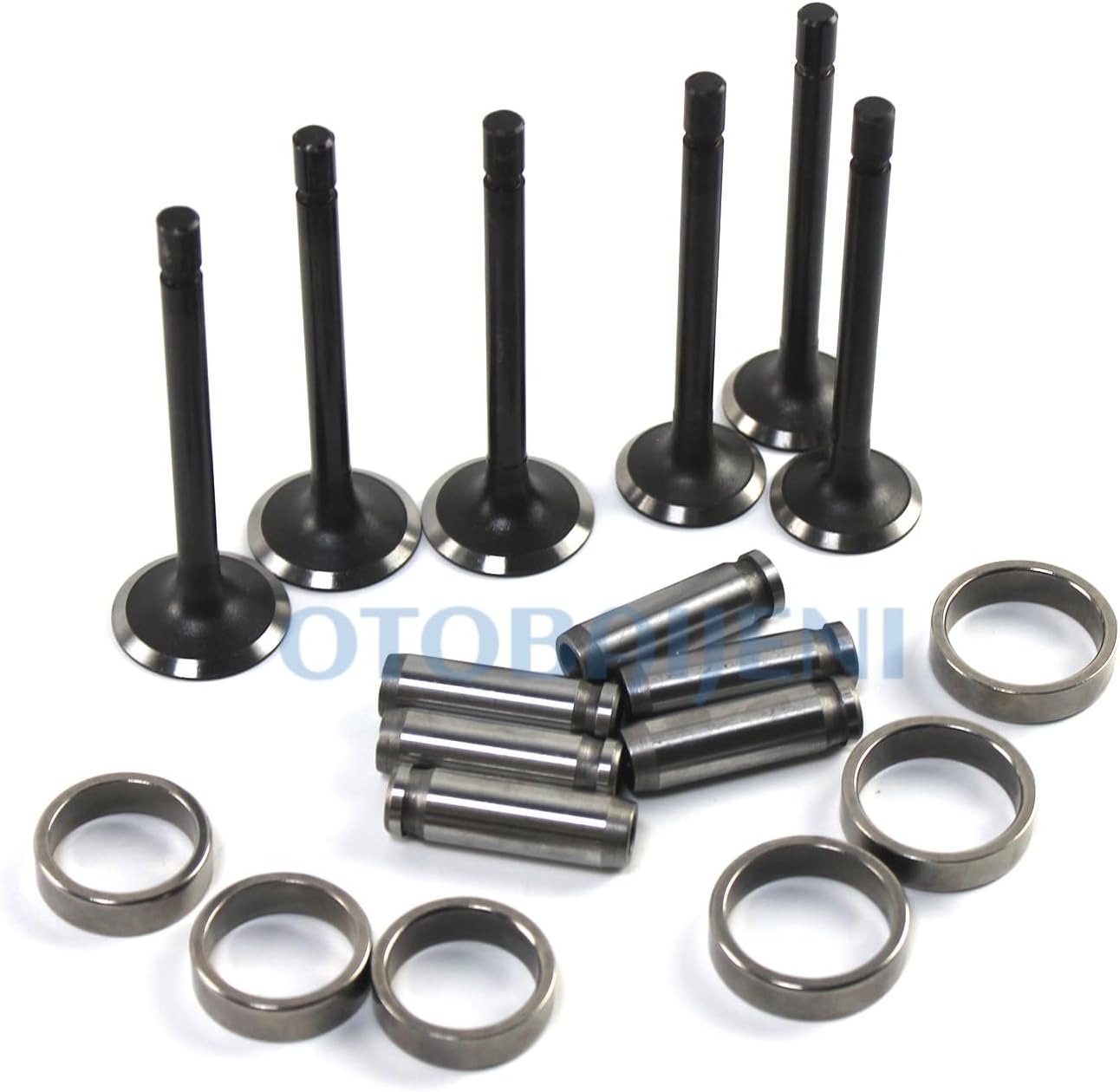D722 Engine Overhaul Rebuild Kit with Valve Kit for Kubota Engine D722 D722EBH D722E Excavator K008 K008-3 Tractor TG1860-54 B7300 B7400 Engine Rebuild/Repair Aftermarket Parts