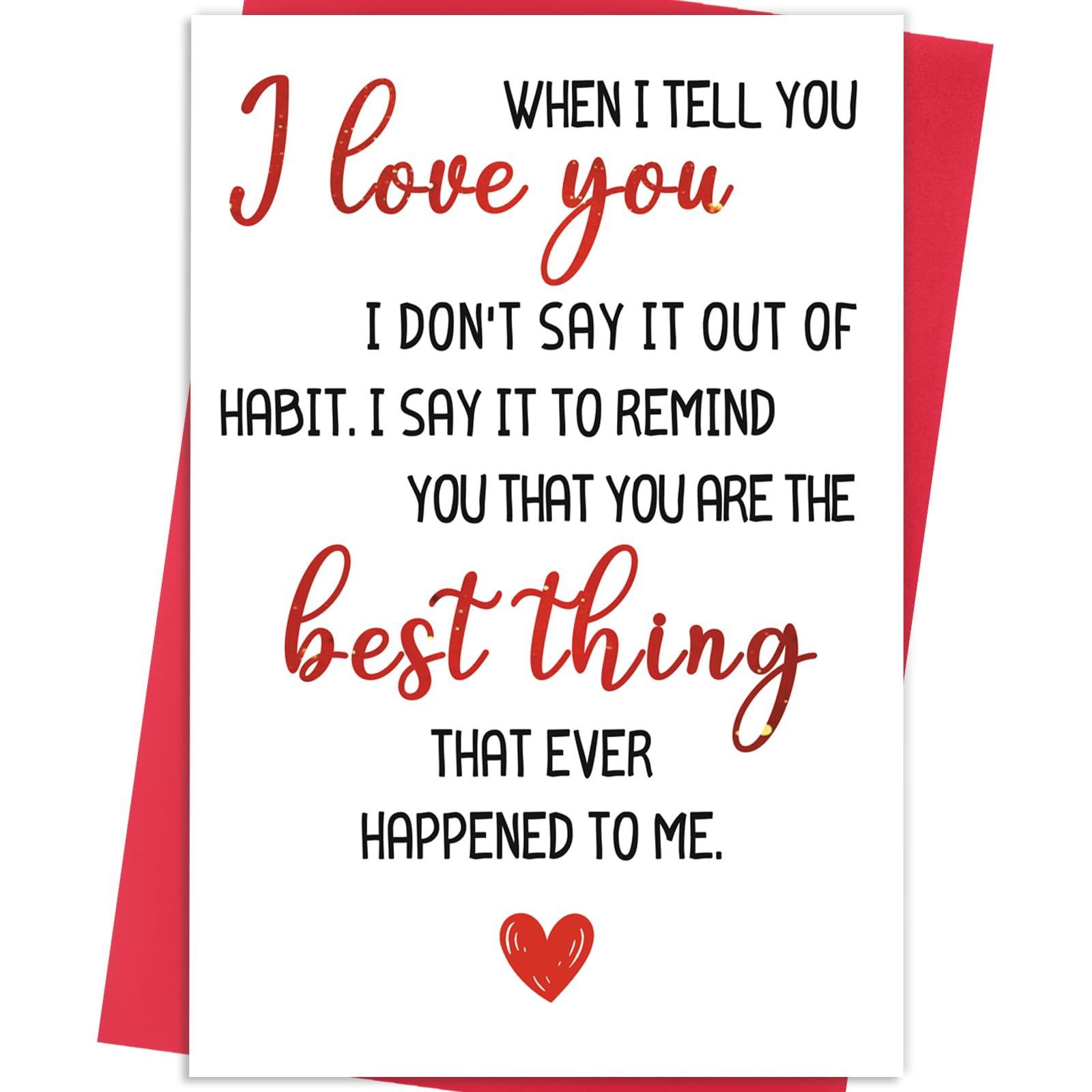 Amazon.com : gerdiny Anniversary Card, Valentines Day Decorations