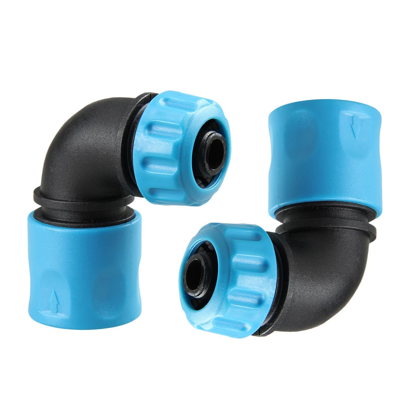 Coude 12,7 mm pour tuyau d'arrosage de jardin adaptateur 90 degrés pour irrigation pelouse
