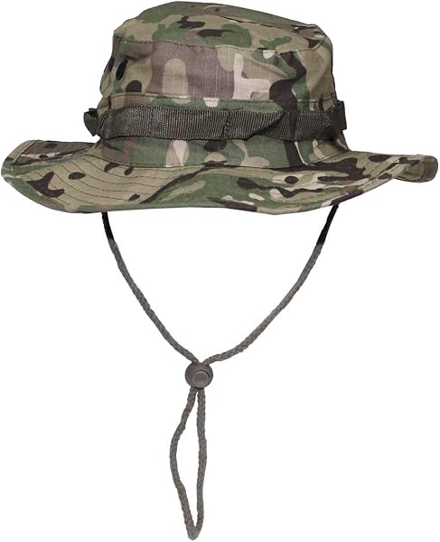 MFH Homme GI Ripstop Bush Chapeau Noir - 1