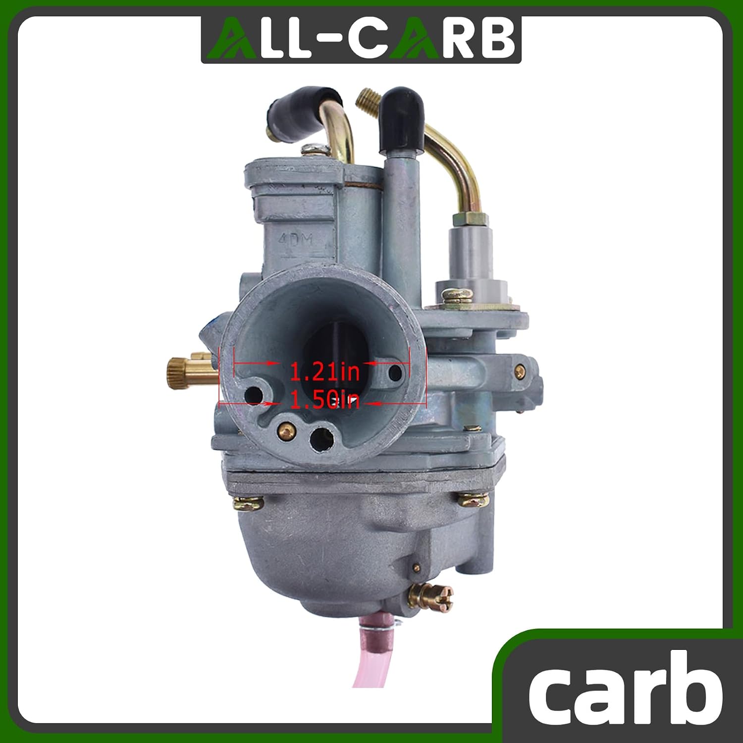 ALL-CARB Carburetor Replacement for Yamaha JOG 90cc 100cc MDM Replacement for E-TON RXL70 2-Stroke Quad Four Carb with Air Filter
